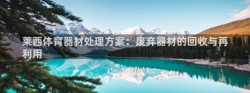 香港富联国际集团:莱西体育器材处理方案:废弃器材的回收与再